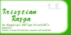 krisztian razga business card